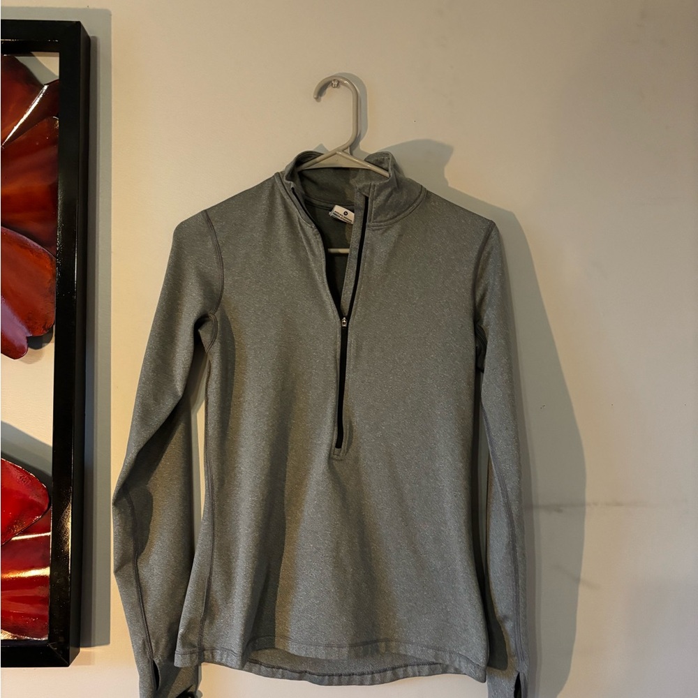 Nike Gray High Collar Pullover Sweatshirt